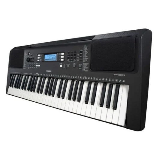 Yamaha (PSR-E373) Portable Keyboard With 61 Keys Piano – Black